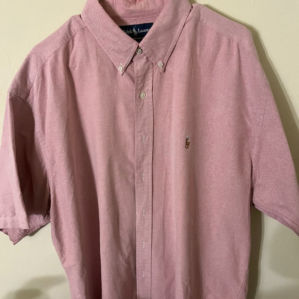 **MOVING SALE** Ralph Lauren Short Sleeve Casual/Dress Shirt